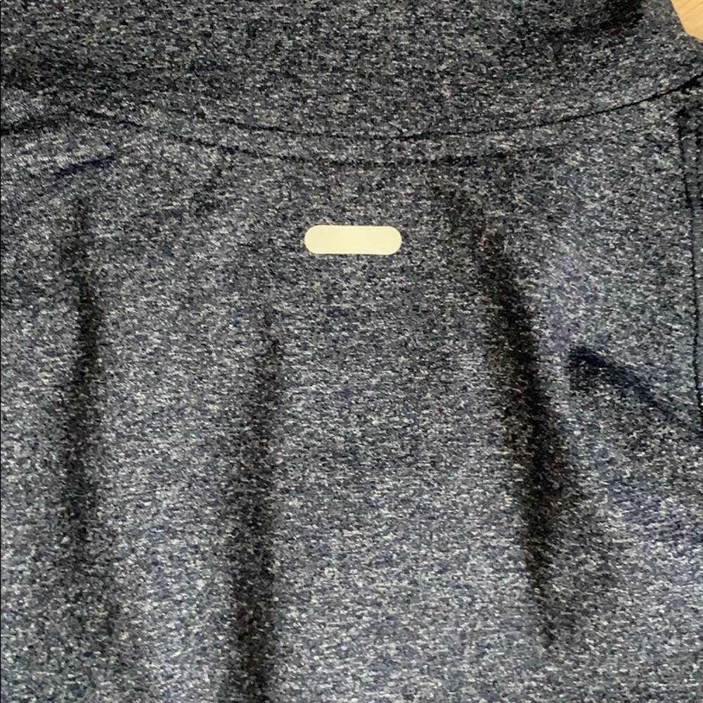 NWOT Old Navy Active Heathered Blue Zip Up - Picture 9 of 10